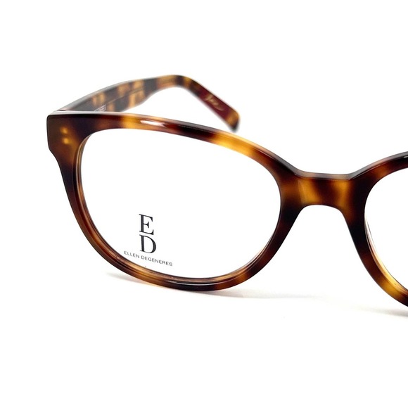 NEW!!! ELLEN DEGENERES Eyeglasses O-04 TORT - Picture 5 of 11